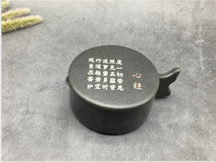 碟墨初台砚台砚 端文瓷碟陶盒笔宝墨砚汁带洗水台四砚墨房盖