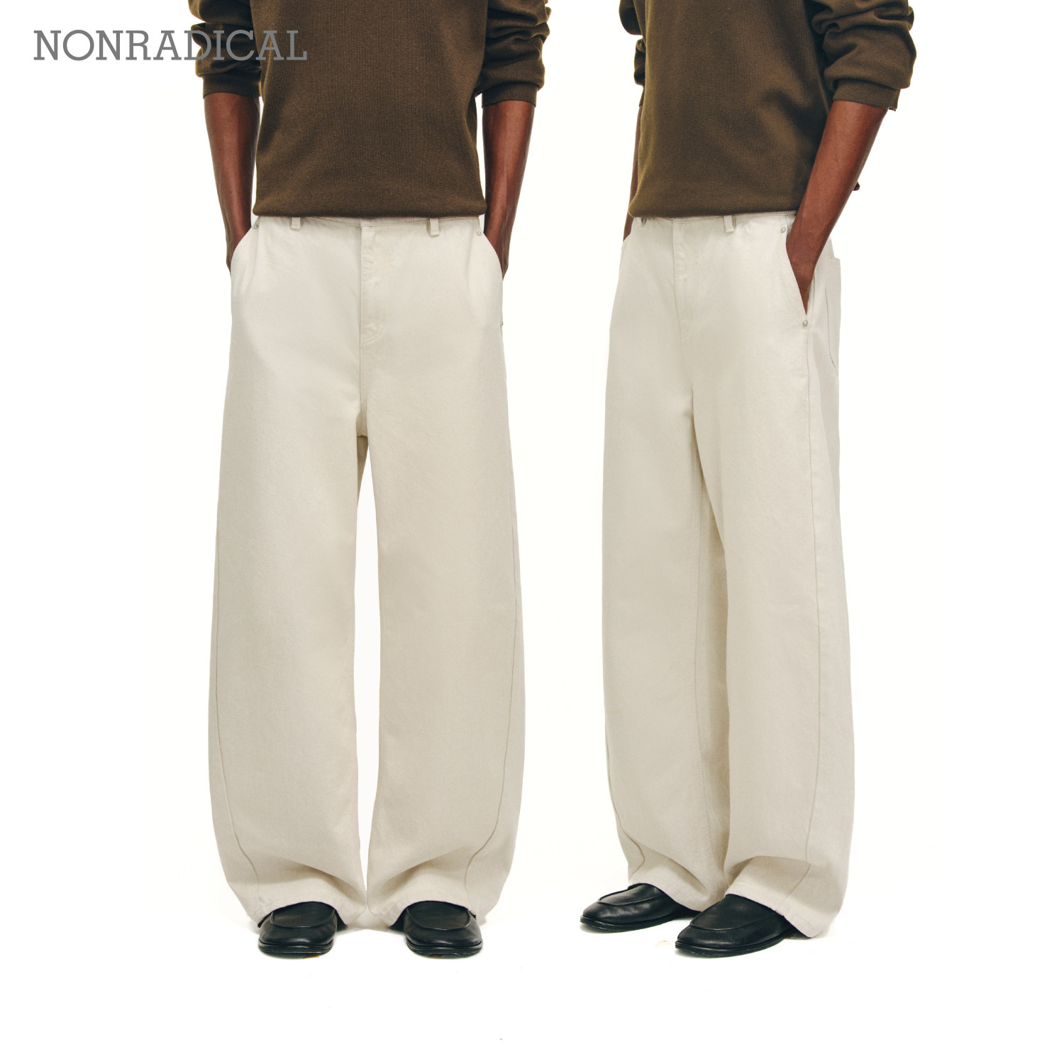 「定织白牛」微弯刀白牛仔裤 NONRADICAL,男装,牛仔裤,淘宝优惠券,粉丝福利购,淘宝优惠卷