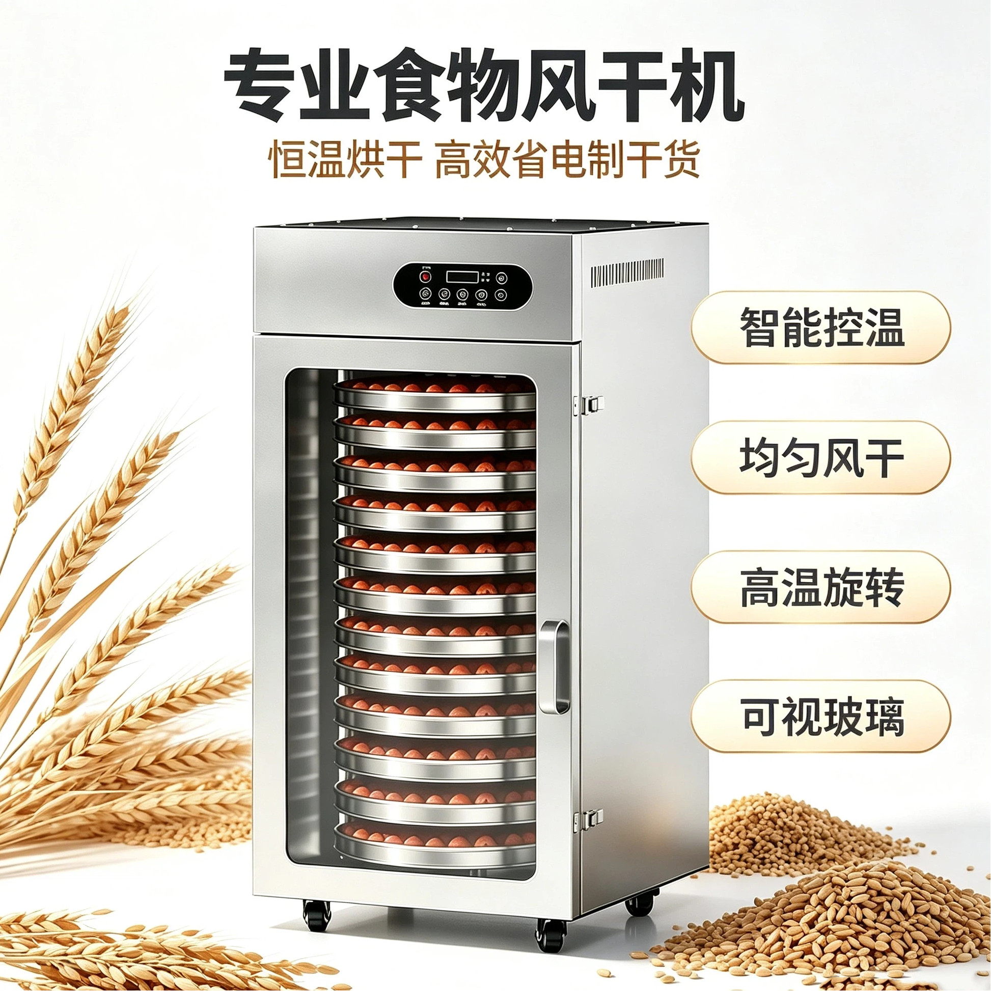 大容量干果机食品烘干机家商用小型水果肉类宠物零食风干机器