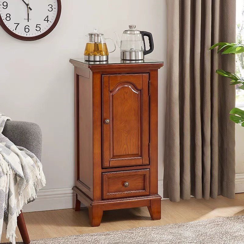 美式实木小立柜客厅白蜡木家用烧水壶一体柜办公室多功能茶水柜子,住宅家具,餐边柜,淘宝优惠券,粉丝福利购,淘宝优惠卷