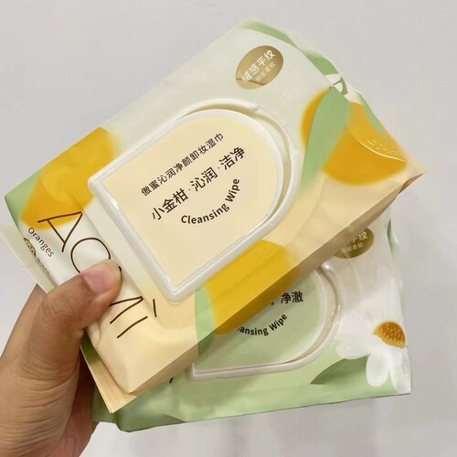 傲蜜卸妆湿巾温和懒人一次性卸妆棉洋甘菊山茶花透明质酸100片