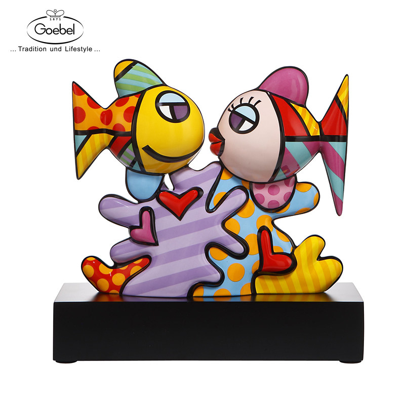 Goebel德国进口陶瓷鱼摆件生日礼物办公室桌面客厅装饰摆件布里托,家居饰品,桌面摆件,淘宝优惠券,粉丝福利购,淘宝优惠卷