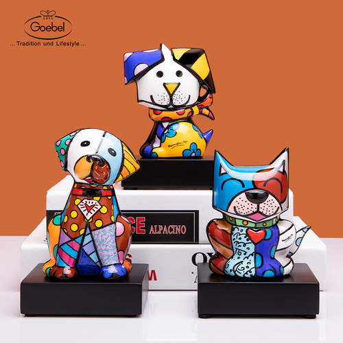 德国进口Britto原创手工小狗瓷偶