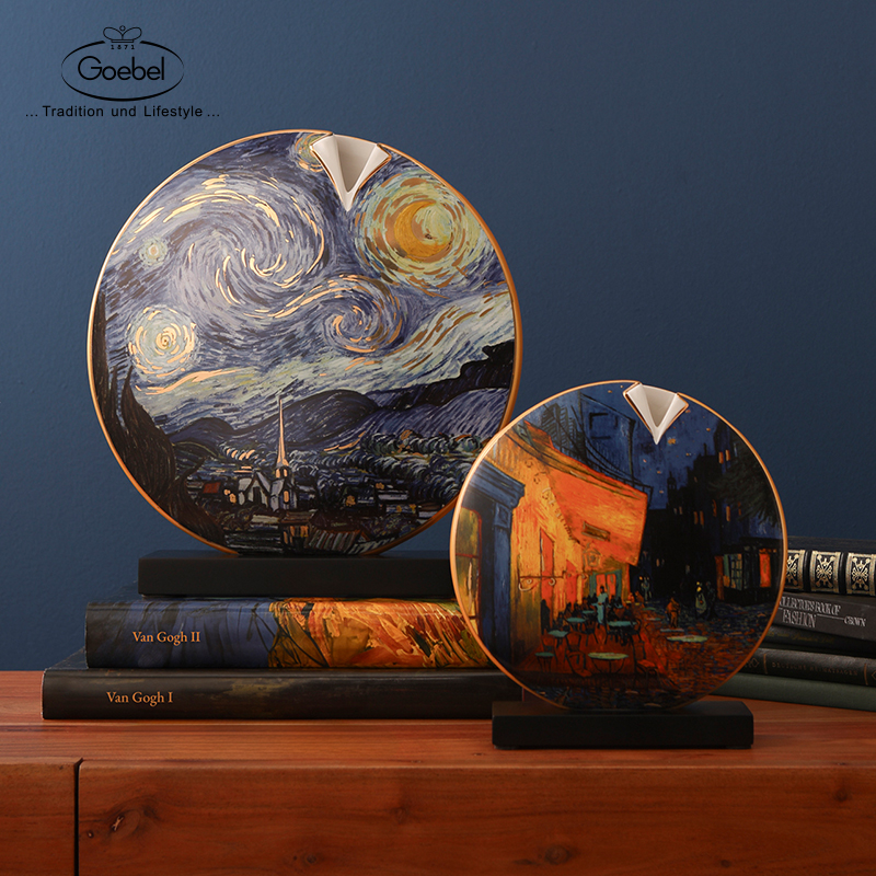 德国进口陶瓷花瓶轻奢装饰品摆件