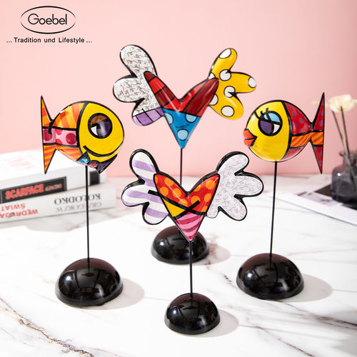 德国Goebel陶瓷桌面情侣摆件