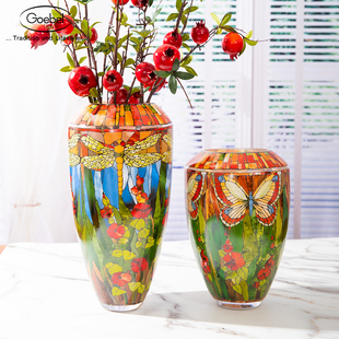 德国高宝Goebel进口玻璃花瓶欧式 饰品创意礼品 摆件客厅插花花器装