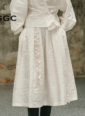 台绣商城同款半身裙提花遮胯修身气质优雅女秋季新款K37101