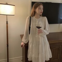 Real price loose and slim Dot Baby Dress