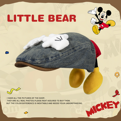 可爱卡通米奇牛仔前进帽