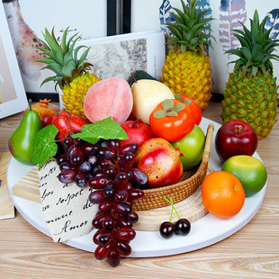 塑料仿真水果蔬菜模型家居厨柜摆件装 饰摄影样板房道具儿童教玩具