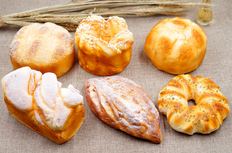 仿真面包 仿真蛋糕组合套餐橱柜装饰假面包软弹食品模型摆设样品