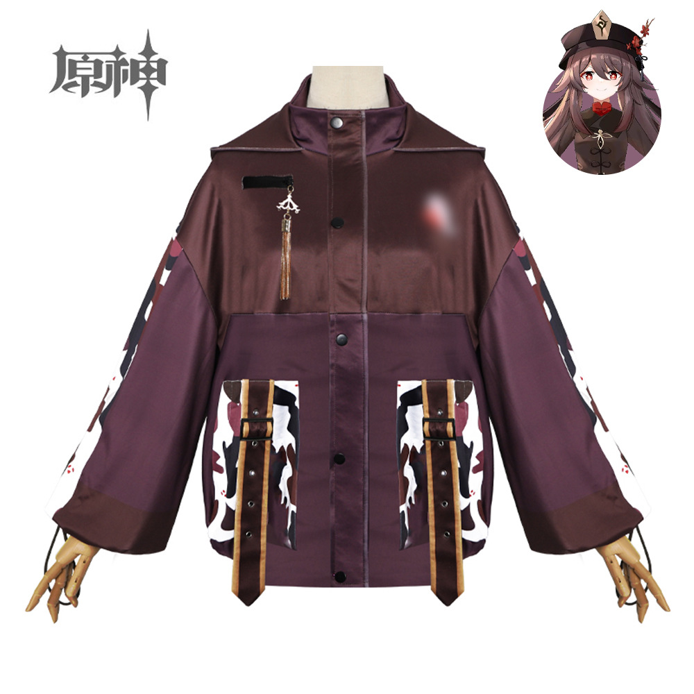 原神cos服二次元动漫游戏胡桃外套cosplay同人衍生款 角色扮演服