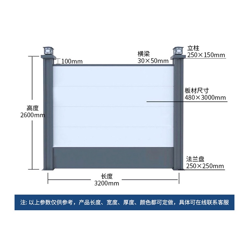 围挡工地配彩施工围挡式挡板装围墙护栏工程围栏钢隔离道路钢结构