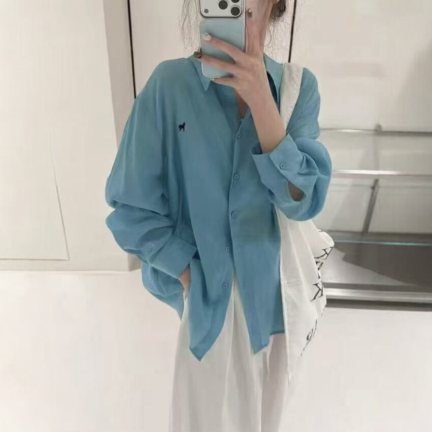苎麻衬衫女2026夏季新款白色防晒外套夏季气质慵懒风法式宽松上衣