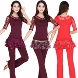 Летний кружевной комплект, костюм для взрослых для танцевального шоу, штаны