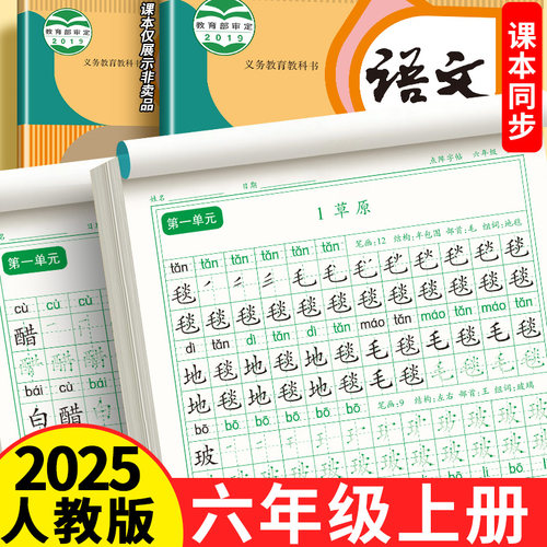 六年级上册练字帖2025人教版