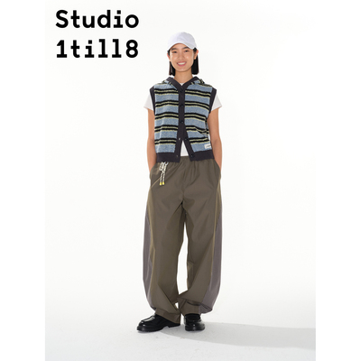 Studio1till8针织连帽开衫