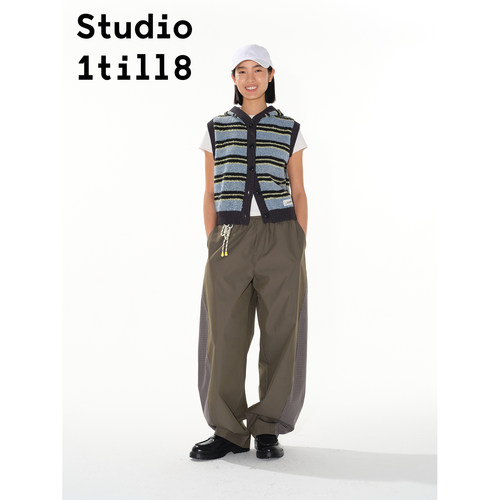 Studio1till8针织连帽开衫