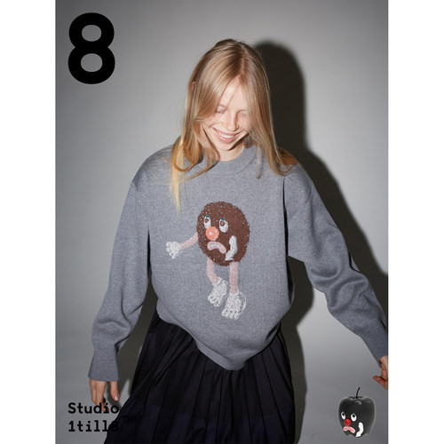 Studio1till88毛绒牙痛毛衣