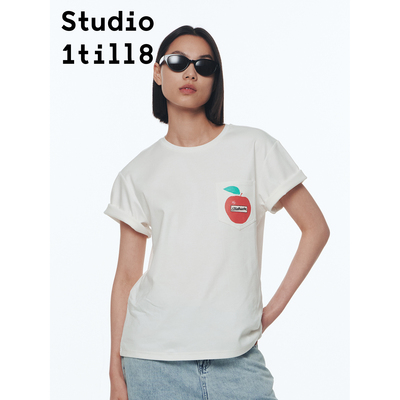 Studio1till8苹果口袋短袖