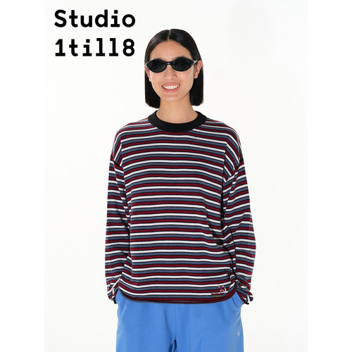 Studio1till8牙痛刺绣针织T恤
