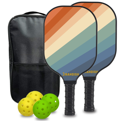 匹克球拍pickleball玻璃纤维轻盈耐用学生男女比赛训练简约渐变