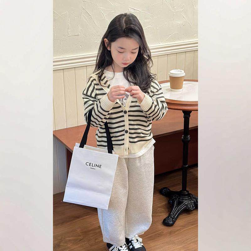 女童2025新款宽松韩版纯色长裤华棉秋冬韩系儿童休闲百搭卫裤潮女