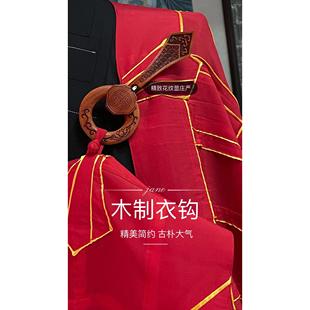 特价栖心僧服进口麻纱红色金边祖衣银边木制衣钩袈裟法衣和尚服