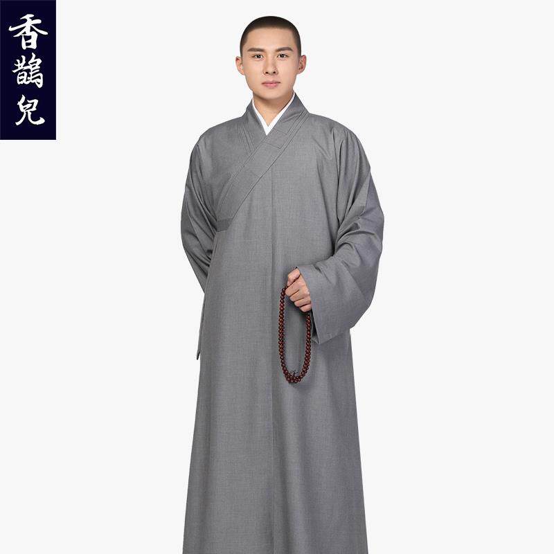 特价香鹊儿秋冬加厚棉布僧人僧服大褂长衫服饰长褂僧袍僧装和尚服