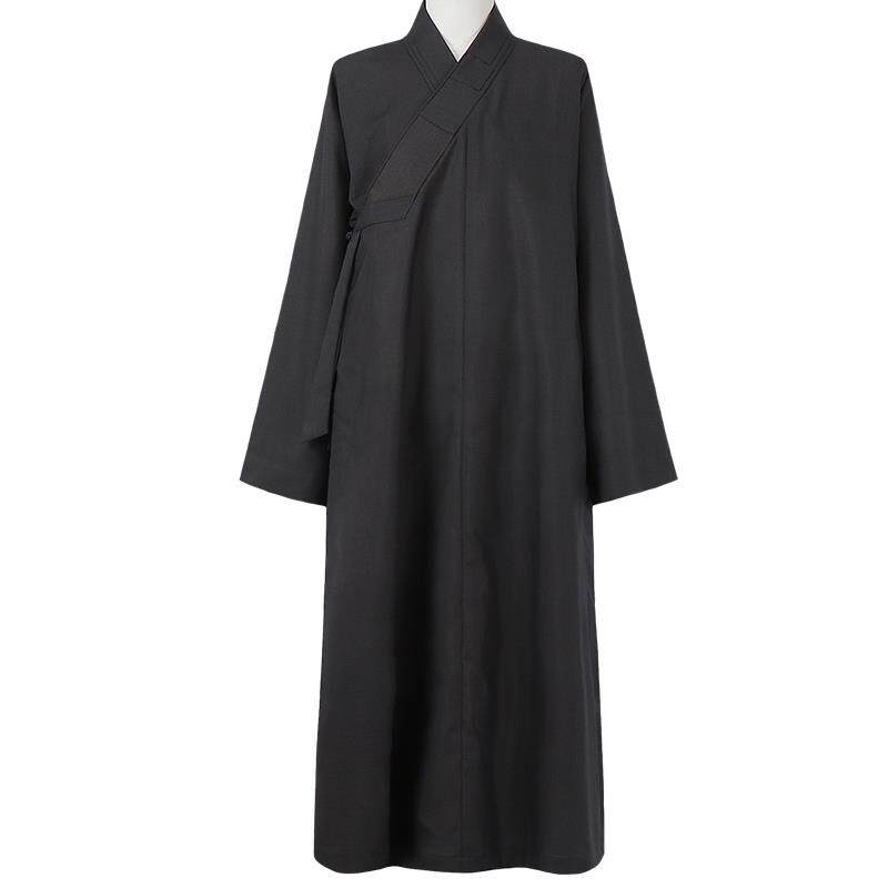 特价远尘僧服大褂精仿西装布长衫男春秋款和尚服出家师父长褂四季