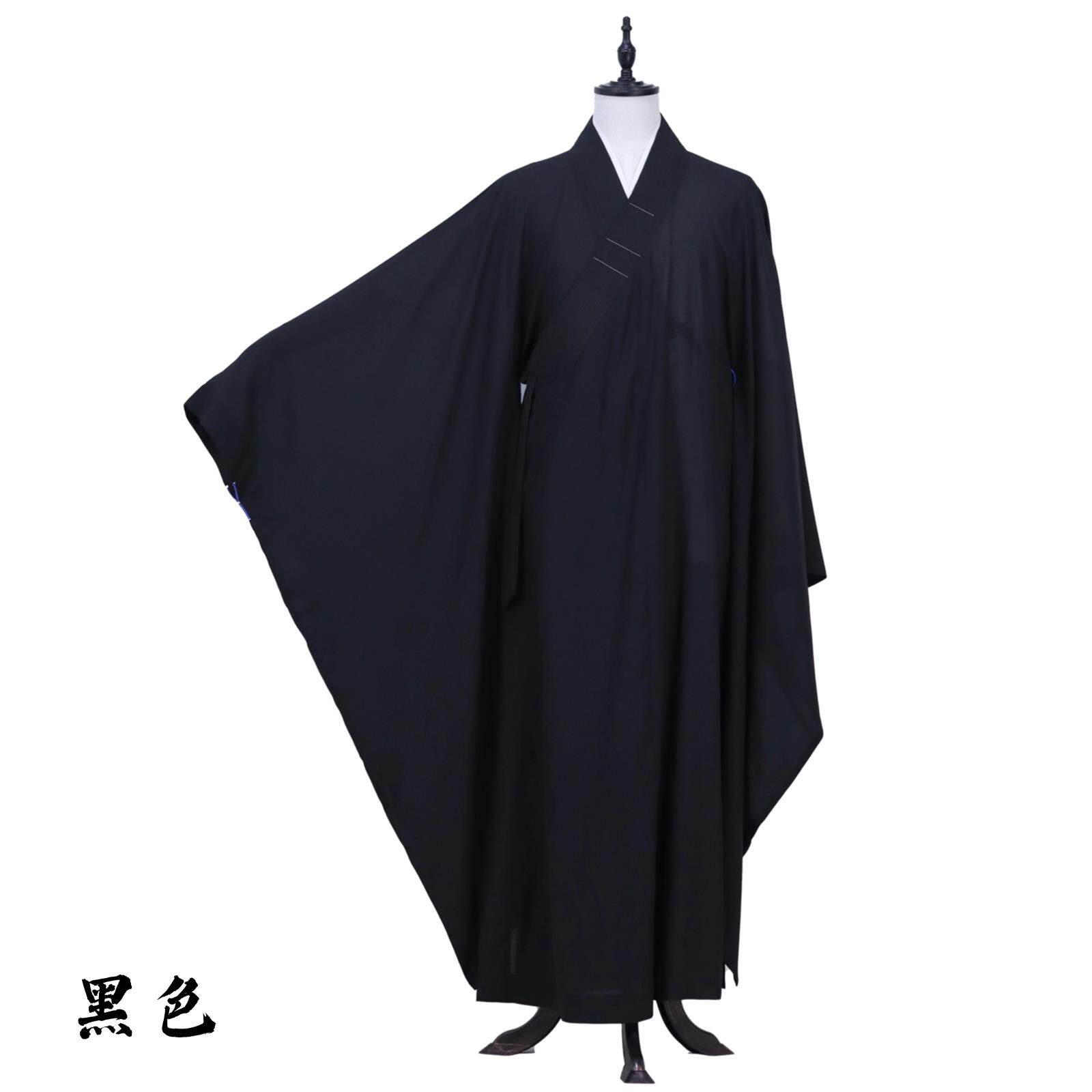 特价僧服广袖海青服男女款法师主持法会僧衣海青居士服