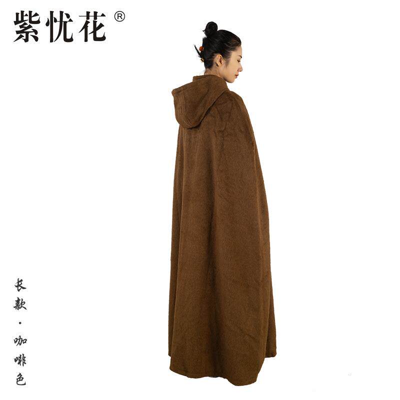 特卖僧服披风打坐斗篷加绒禅修服男女秋冬季居士服出家僧人披肩