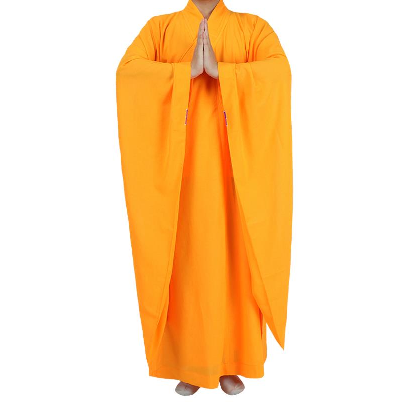 特价远尘海清黄色僧服师父青衣出家人方丈衣服法师衣台麻纱四季男