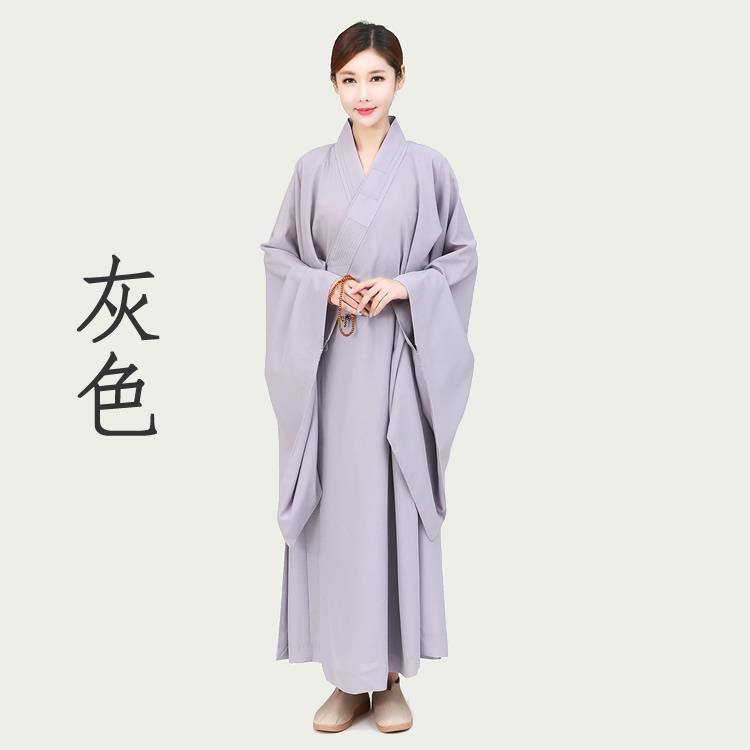 特价海青僧衣和尚衣居士服女男僧服长褂台湾亚麻四季春夏秋冬海清