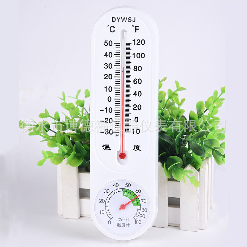 壁挂式温湿度计家用室内温度计长条DYWSJ温度表室内外温度计挂式