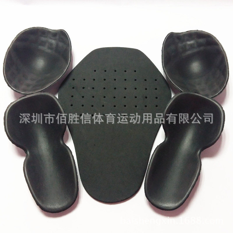 摩托车骑仕装备骑行服内置护具EVA热压成型护肩护肘护背五件套