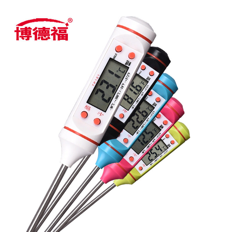 探针笔式温度计烧烤食品烘培工具厨房用测油温tp101精准测温