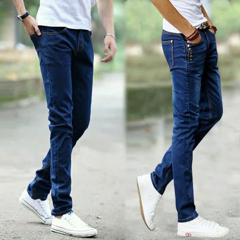 Jeans pour adolescent pieds Slim pour Quatre saisons - Ref 1461284 Image 5