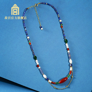 故宫 翠羽风华串珠项链 生日礼物 文创 送女友 故宫官方旗舰店