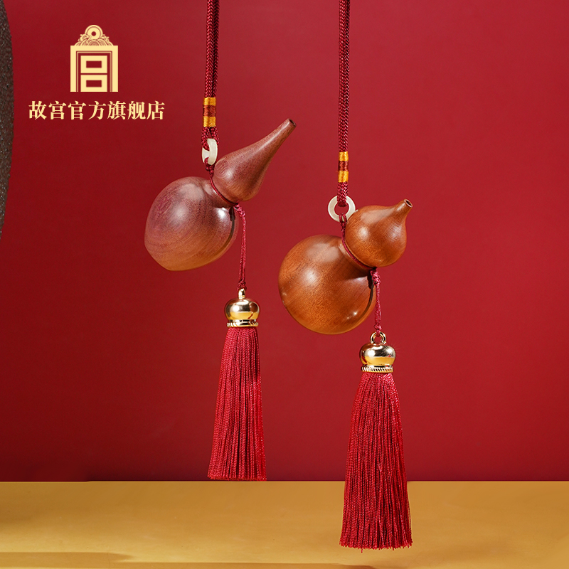 故宫官方福禄相随实木挂饰