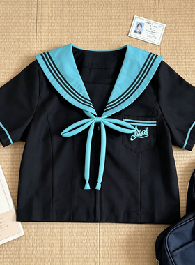 纯色领绳免打jk蝴蝶结日系学院风领结酒红绿色 水手服需要延长带