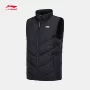 Li Ning down vest nam thời trang thể thao loạt áo ấm cổ áo mùa đông nam trắng vịt xuống thể thao - Áo thể thao áo khoác the thao nam chính hãng