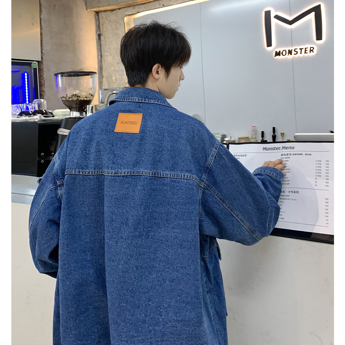 24款水洗牛仔工装情侣牛仔夹克N11/P98,男装夹克,星座202