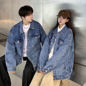 24款 牛仔夹克宽松韩版工装潮流水洗情侣外套 N991/P98 148图片