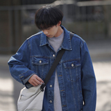 24款新款纯色净版水洗牛仔夹克上衣N606/P98，男装夹克，星座202
