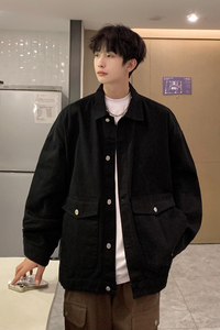 24款 男士日系复古工装牛仔夹克休闲外套N9006/P98图片