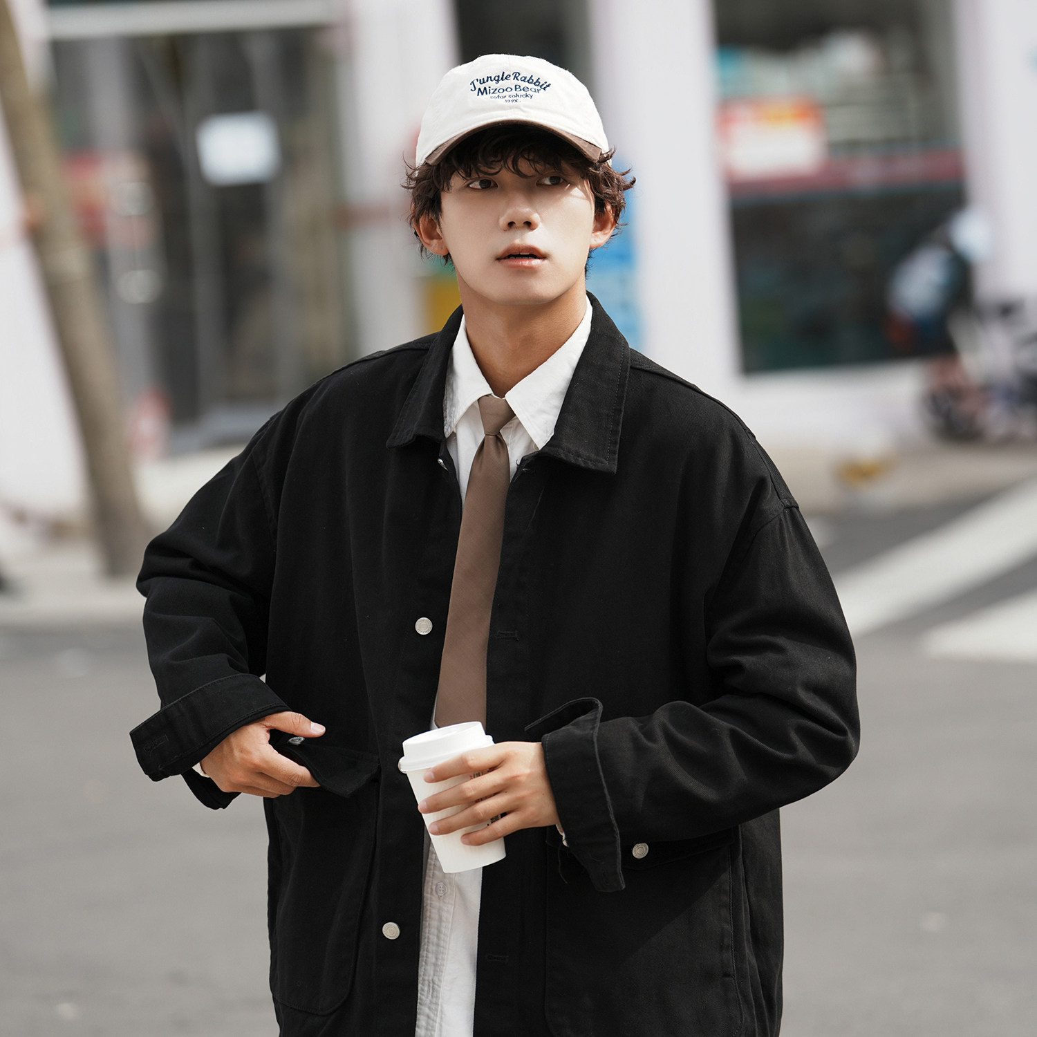 24款男士日系复古工装牛仔夹克休闲外套N9006/P98,男装夹克,星座202