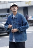 24款工装牛仔夹克大口袋休闲潮流外套上衣N998/P85，男装夹克，星座202