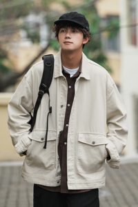 24款 男士日系复古工装牛仔夹克休闲外套N9006/P98图片