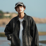 24新款 男士斜兜潮流休闲宽松牛仔工装夹克上衣 N9001/P105,男装夹克,星座202, 24新款 男士斜兜潮流休闲宽松牛仔工装夹克上衣 N9001/P105,男装夹克,星座202,